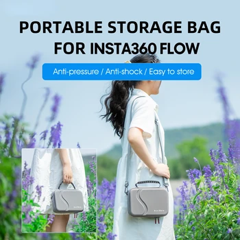 Чанта за аксесоари Insta360Flow, преносима чанта за стабилизатор на потока Insta360, кардан подвес, куфар за съхранение