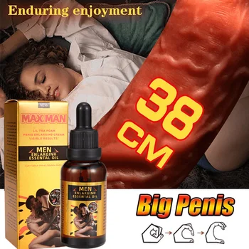 Масло за уголемяване на пениса Оригинално масло за сгъстяване на непрекъснато нарастване на пениса рискът се увеличава за мъже засилва ерекцията на пениса Масажно масло за големия член