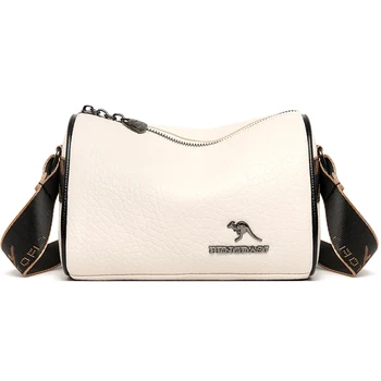 Нова уникална дизайнерска марка чанта през рамо за жени, дамски чанти от естествена кожа, дамски чанти-незабавни посланици в джоб, чанта-торба, странична чанта за дами